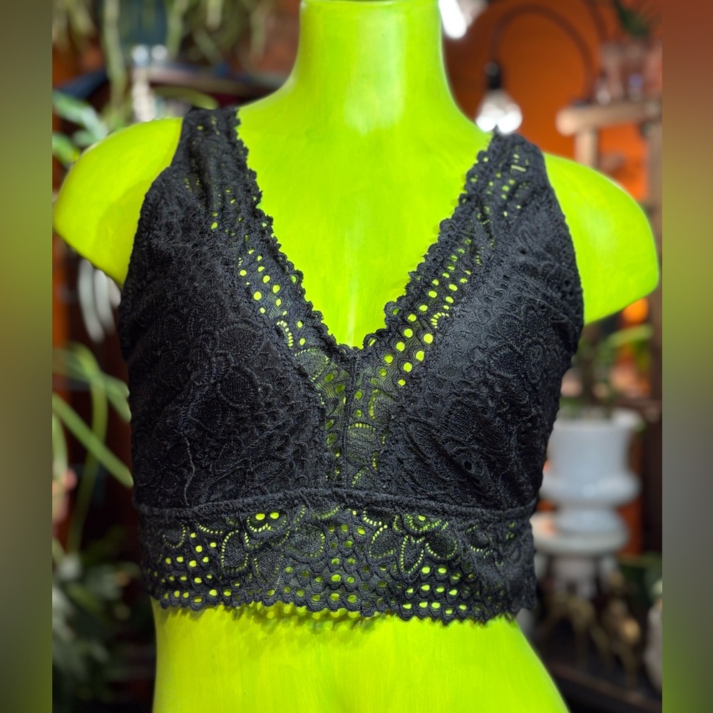 No Boundaries Black Lace Bralette